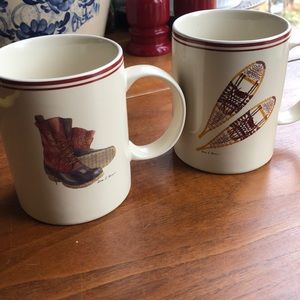(2) LL Bean Collectable Winter Lodge Mugs / Cups ❄